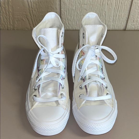 Converse high top rainbow (pride) shoes | size 8 - Picture 2 of 7